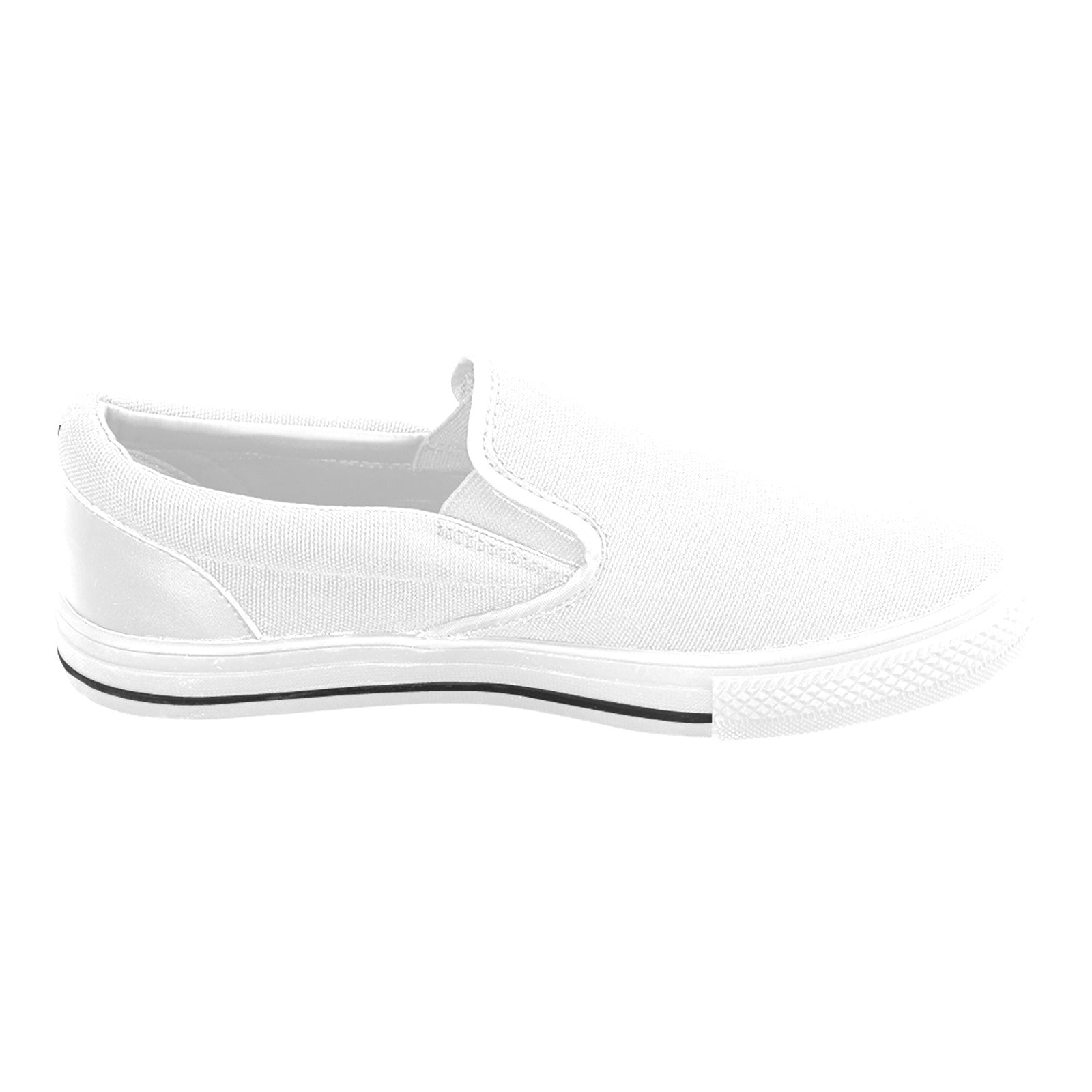 Slip-on Canvas Kid's Shoes (Big Kid) (Model 019)