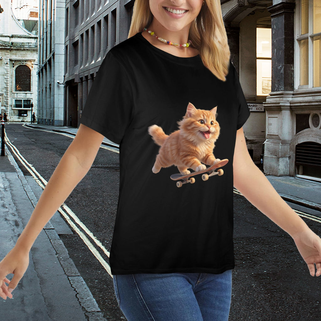 New Women's T-Shirt in USA Size Front Print （Made in USA，Ships to USA Only）
