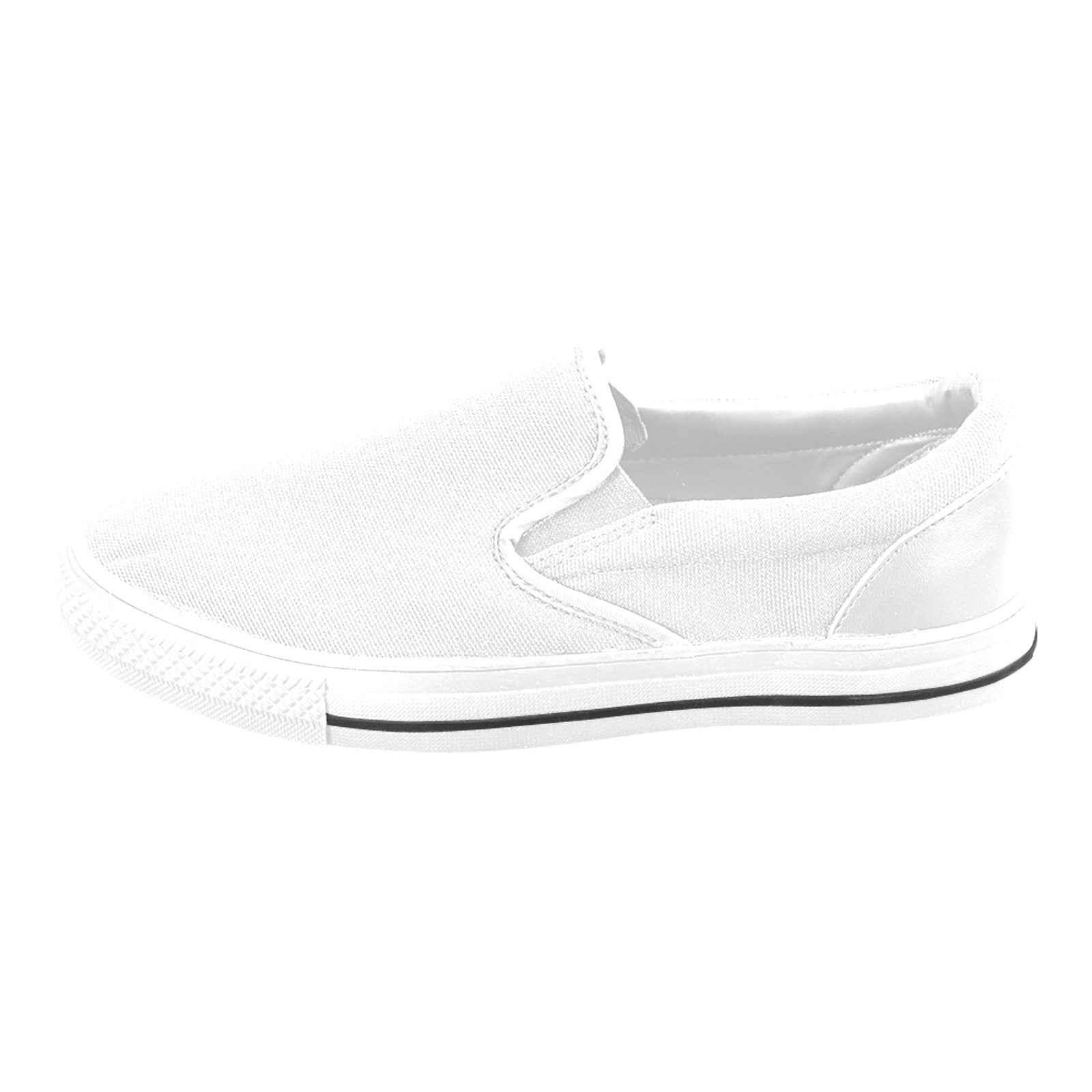 Slip-on Canvas Kid's Shoes (Big Kid) (Model 019)